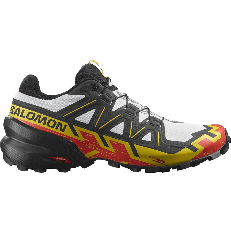 Knurre Fodgænger sår shoes SALOMON Speedcross 6 white/black/empire yellow - Outdoordream.eu