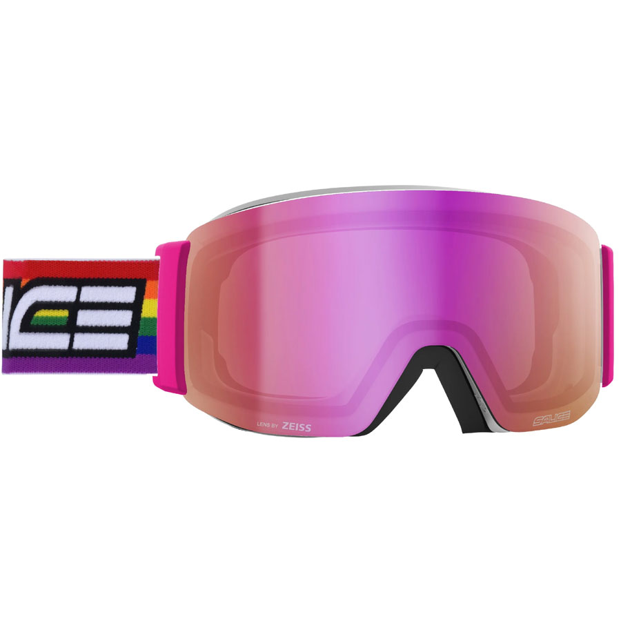 Ski Goggles - Salice Slalom 884 Ladies - Black Brown- Polar Flex Lenses -  Mega Ski