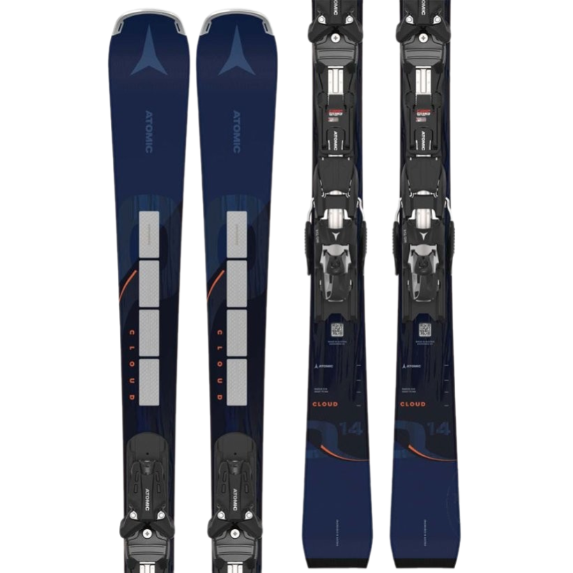 skis ATOMIC Cloud Q14 Revoshock 168cm + Atomic X12 GW