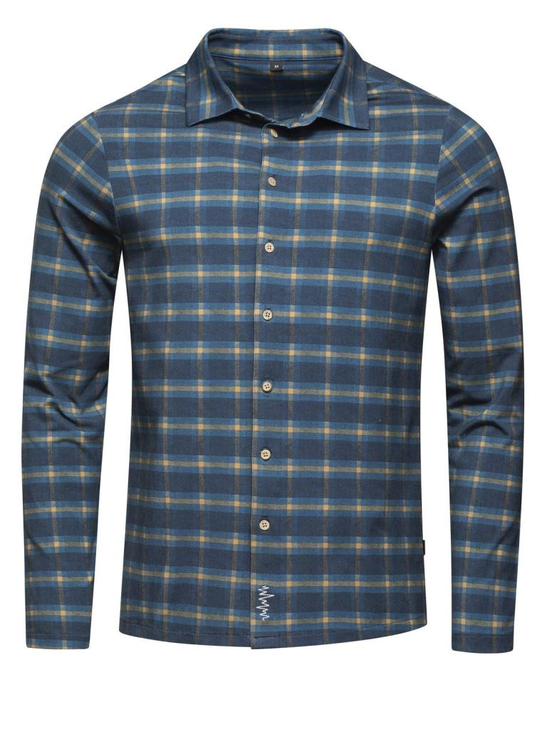 Shirt CHILLAZ Sebastian 2.0 blue/curry