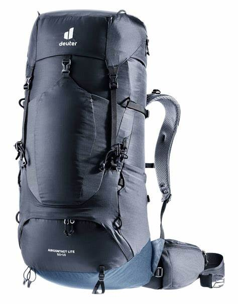 backpack DEUTER Aircontact Lite 50+10 black-marine