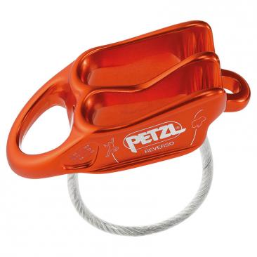 belay device PETZL Reverso red/orange