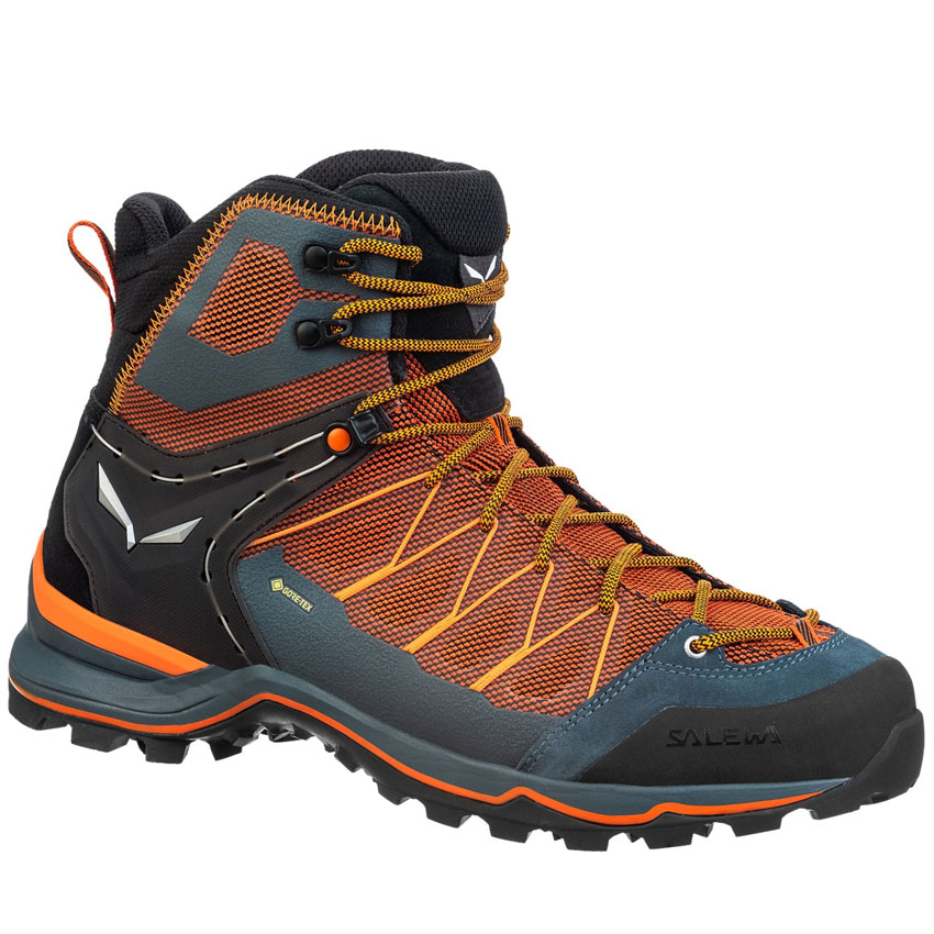 shoes SALEWA MS MTN Trainer Lite Mid GTX black out/carrot