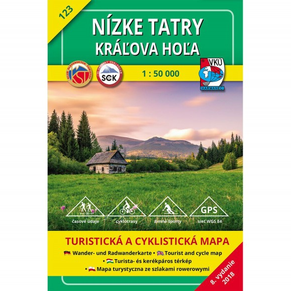 map of Low Tatras - Kralova hola