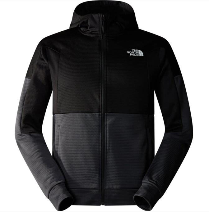 hoodie THE NORTH FACE W Ma Full Zip fleece black/gray