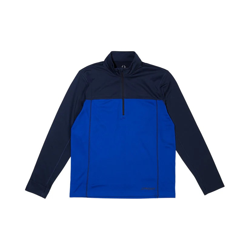 Baselayer SPYDER Mens Charger 1/2 Zip blue